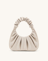 Ouchlove Ruched Handbag - Ivory